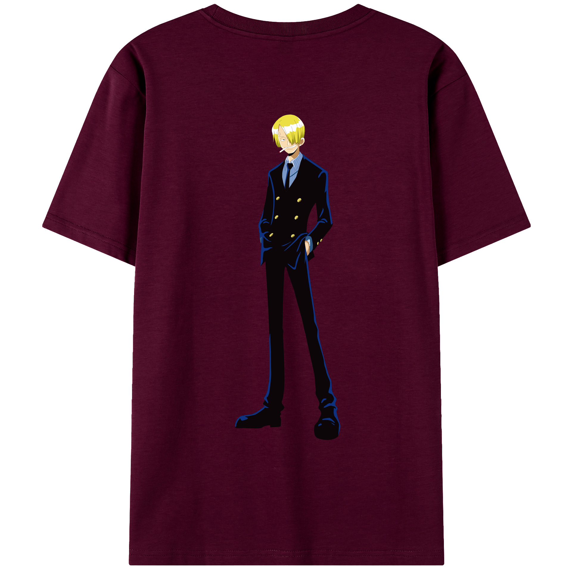 （画像用） ワンピース サンジ ONE PIECE Sanji レディース半袖Tシャツ(バックプリント)